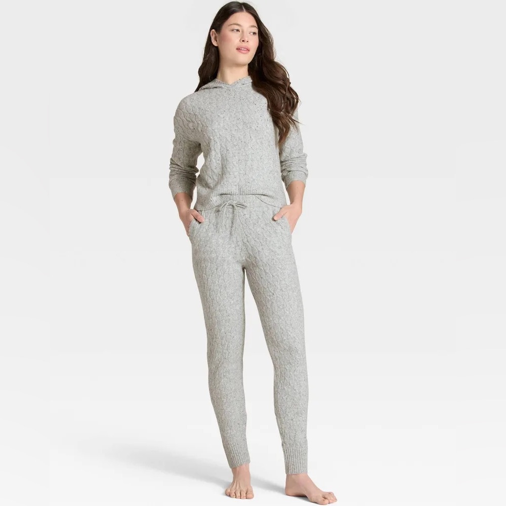 Light Gray Knit Set